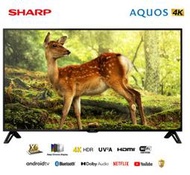 SHARP 夏普【4T-C65CK1X】65吋 4K Android TV 智慧連網 液晶電視