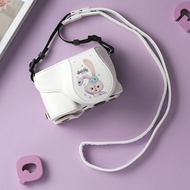 Suitable for 200D Canon M6 Second Generation R50 ZVE10 Leather Case A6400M50 Camera Bag M200a6300 Ca