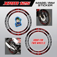 HONDA XRM 125 Rim / Mags Sticker Decals