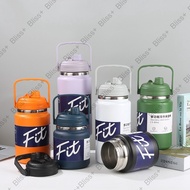 1500/2500ml tumbler 304 Stainless Steel Large Capacity  Outdoor Water bottle  Portable Portable Spor