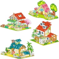 Children's toys, educational toys, building house, 3D paper puzzle