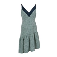 Senada AW2017 V-Neck Asymmetric Tweed Dress ราคาปกติ 7950 บาท