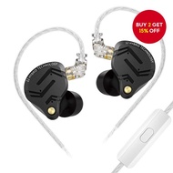New KZ ZS12 PRO X Earbuds In-Ear Monitor IEM Headphones, featuring a 1DD + 5BA hybrid design, wired 