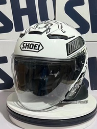 新款SHOEI半盔J-CRUISE新款二代白螞蟻半罩安全帽3/4帽四分之三罩機車頭盔摩托男女雙鏡片輕量內墨片通風透氣電動踏板公路騎乘·代購