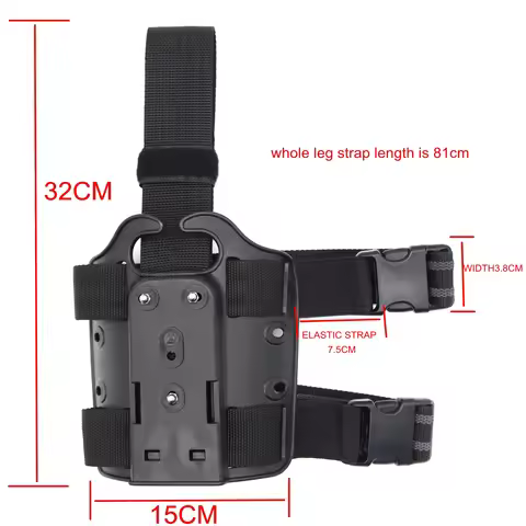 GL17 M9 SIG P226 Anti slip Handgun Holster Thigh Platform Shooting Hunting Accessories Falling Leg H
