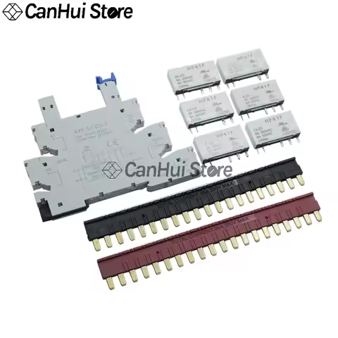 HF Relay HF41F-5-ZS 5V HF41F-12-ZS 12V HF41F-24-ZS 24V HF41F-24-HS(555) 5VAC 5Pin Power relay HF41F 