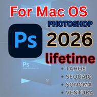 FOR MAC only ADOBE PHOTOSHOP ILLUSTRATOR 2026 INSTALL SERVICE FOR MAC OS - - TAHOE  - SEQUAIO  - SON