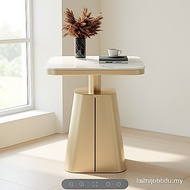 Modern Simple Sofa Side Table High-End Artistic Light Luxury Italian Hotel B & B Square Table Light 