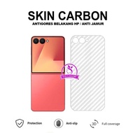 Samsung Z Flip 7 Skin Carbon Transparent Garskin Anti-Scratch Back Samsung Z Flip 7