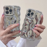 For iphone 17 pro max case Fashion meteorite Metallic Silver Iphone 16 pro max case for Iphone 15 pr