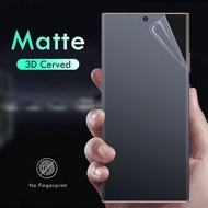 Matte Frosted White Film Soft Hydrogel For Samsung Galaxy S23 S22 S21 S20 Note 20 Ultra Note 8 9 10 Lite S20 fe S10 S9 S8 Plus A20s A50s A10 A20 A30 A50 A31 A51 A71 Screen Protector