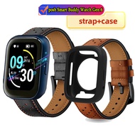 posb Smart Buddy Watch Gen 6 case Screen protector posb Smart Buddy Watch Gen 6 strap leather strap 