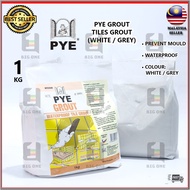 (WHITE/GREY/BLACK) PYE PYEGROUT WATERPROOF GROUTING TILE GROUT TILES GAP FILLER CEMENT WITH WATERPRO