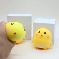 Squishy Toy Squeeze Chicken Swimming Antem Cute