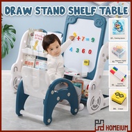 Homeium Kids Drawing Board Table & Chair Set Magnetic Baby Doodle Tablet Whiteboard Art for Kids