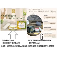 I SECRET HERBAL BRIGHTENING MADONNA CREAM 40gm  ( VOL 50 )+ FREE GIFT @@ av