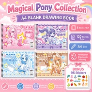A4 Children Sketchbook Blank Book Cute Design Drawing Book Stimulate Childrens Interest In Painting 