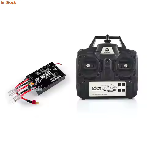 Heng Long 1/16 RC Tank 7.1 Main Board Generation Transmitter Multi-Function W/ Leopard2 A6 US Abrams