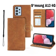 Casing Samsung A13 4G Case Flip Magnet Cover Smartphone Cover