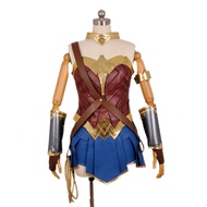 Wonder Woman วรรคเดียวกันเสื้อผ้าสงครามฮาโลวีนของผู้หญิงยอดมนุษย์cosplayอะนิเมะชุดเสื้อผ้าจุด