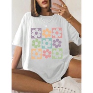 2025INAWLY Women Summer Floral Print Round Neck Short Sleeve Casnew23 X8GC