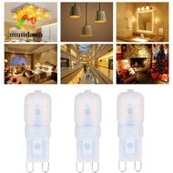 MUNDAUN 3Pcs G9 LED Bulb, Energy Saving Warm White G9 Light Bulb,  Dimmable Pendant Light Chandelier
