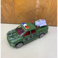 TOY CAR B/O PICK UP ARMY VR-307-6B