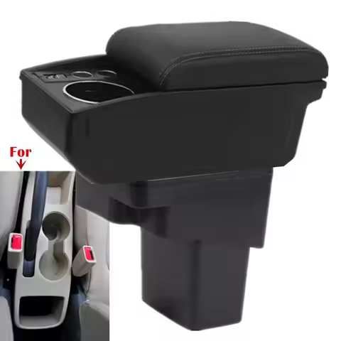 For Hyundai SOLARIS Armrest Box For Hyundai Accent RB Solaris Verna Car Armrest 2011-2016 Storage Bo