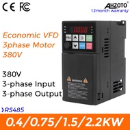 VFD 380V 0.4KW 0.75KW 1.5KW 2.2KW Motor Speed Controller Adjustable Frequency Drive Economy Inverter