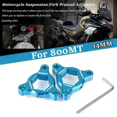 14MM For CFMOTO CF 800MT MT800 MT 800 MT CF800MT Motorcycle Front Suspension Fork Preload Adjusters 