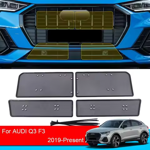 Car Insect-proof Air Inlet Protection Cover Airin Insert Net Vent Racing Grill Filter For AUDI Q3 F3