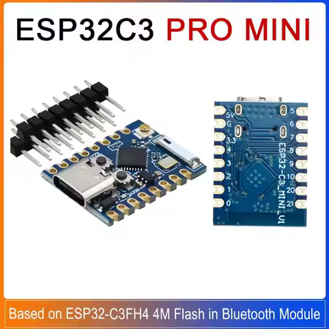 1/5/20PCS ESP32C3 PRO MINI Development board ESP32-C3FH4 Super MINI ESP32 C3 WiFi Bluetooth Module 4