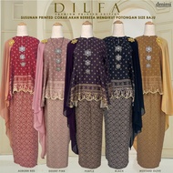 DMIMI Baju Kurung Moden DILFA | Mini Kurung Batik Moden | Premium Dobby Silk | Small Size to Plus Si
