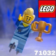 Lego  Minifigures 71032 Skating Champion 女子滑冰冠軍 連底板 說明書 包裝袋  (全新開袋確認) 冬奧運動會