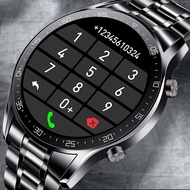 Smartwatch สมาร์ทวอทช์ สมาร์ทนาฬิกาผู้ชายบลูทูธเพลงการเล่นกีฬาฟิตเนส Tracker Full Touch Monitor Heart Rate Smartwatch สำหรับ Huawei Xiaomi Smartwatch สมาร์ทวอทช์ Black