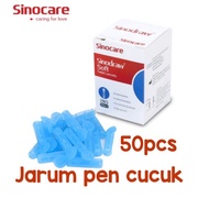 Sinocare 1 kotak Jarum Pen Cucuk Mesin Kencing Manis. Lancets For Blood Glucose Test Meter