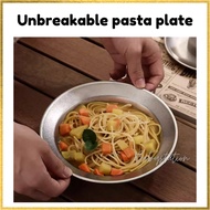 Fruit Salad Bowl Metal Pasta Plate Pasta Bowl Serving Bowl Soup Sandwich