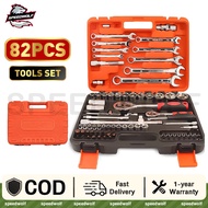 121PCS Heavy Duty Combination Socket Wrench Ratchet Spanner Tools Set Box Power Tool Car Alatan