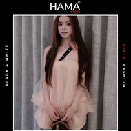 Cute pumpkin dress HAMA STORE H149 - velvet floral combination