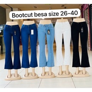 Readystok 🇲🇾 Malaysia Seluar botcut 👖 denim seluar 🧕 prempuan jeans botcut Harga murah multicolor.