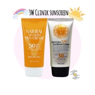 (FAST SHIPPING)🔥3W CLINIC SUNSCREEN UV INTENSIVE VITA MOIST  ORIGINAL KOREA HYBRID SUNSCREEN PHYSICA