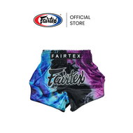Fairtex กางเกงมวย BS1951 Tech House Black ผ้าไมโครซาติน เอวยางยืด 8 แถบ กางเกงนักมวยใส่สบาย กางเกงมว