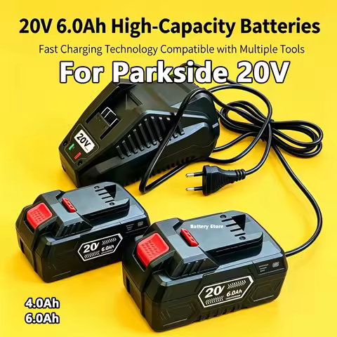 For Parkside 20V electric tool battery series PAP B1 B3 hand drill battery A3/PAP 208 A1 4.0Ah 6.0Ah