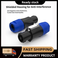 Pro Speaker Plug for Live Shows NL4FC Speaker Ohm  Head High Fidelity Sound