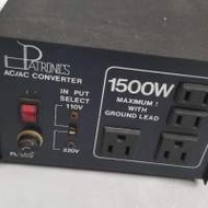 Patronics 1500W Power Converter Voltage Transformer Step Down 降壓火牛 變壓器 ...