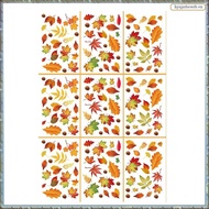 9 Sheet Autumn Window Clings for Glass Autumn Window Stickers Fall Window Stickers Thanksgiving