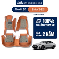 6D BMW 532i 2011 - 2013 ZKAPET car floor mats (5 seats)