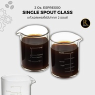 Coffee Shot Glass Double Measuring Cup With 2 Ounces Of Pouring Mouth