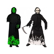 halloween halloween costume women Halloween Death-Themed Kids Costume with Sickle Prop - Fun & Spook