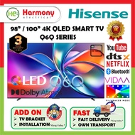 【𝐑𝐞𝐚𝐝𝐲 𝐒𝐭𝐨𝐜𝐤】HISENSE 98" 100" QLED TV Q6Q Series 4K UHD Smart TV 144Hz VIDAA / 98Q6Q / 100Q6Q
